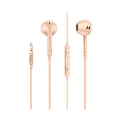 Baseus Encok H16 Earbuds Handsfree with 3.5mm Pink Plug (NGH16-04) (BASNGH1604) 
