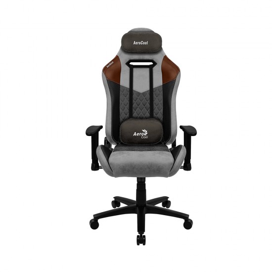 Aerocool DUKE AeroSuede Universal gaming chair Black  Brown  Grey (AEROAC-280DUKE-GREY)